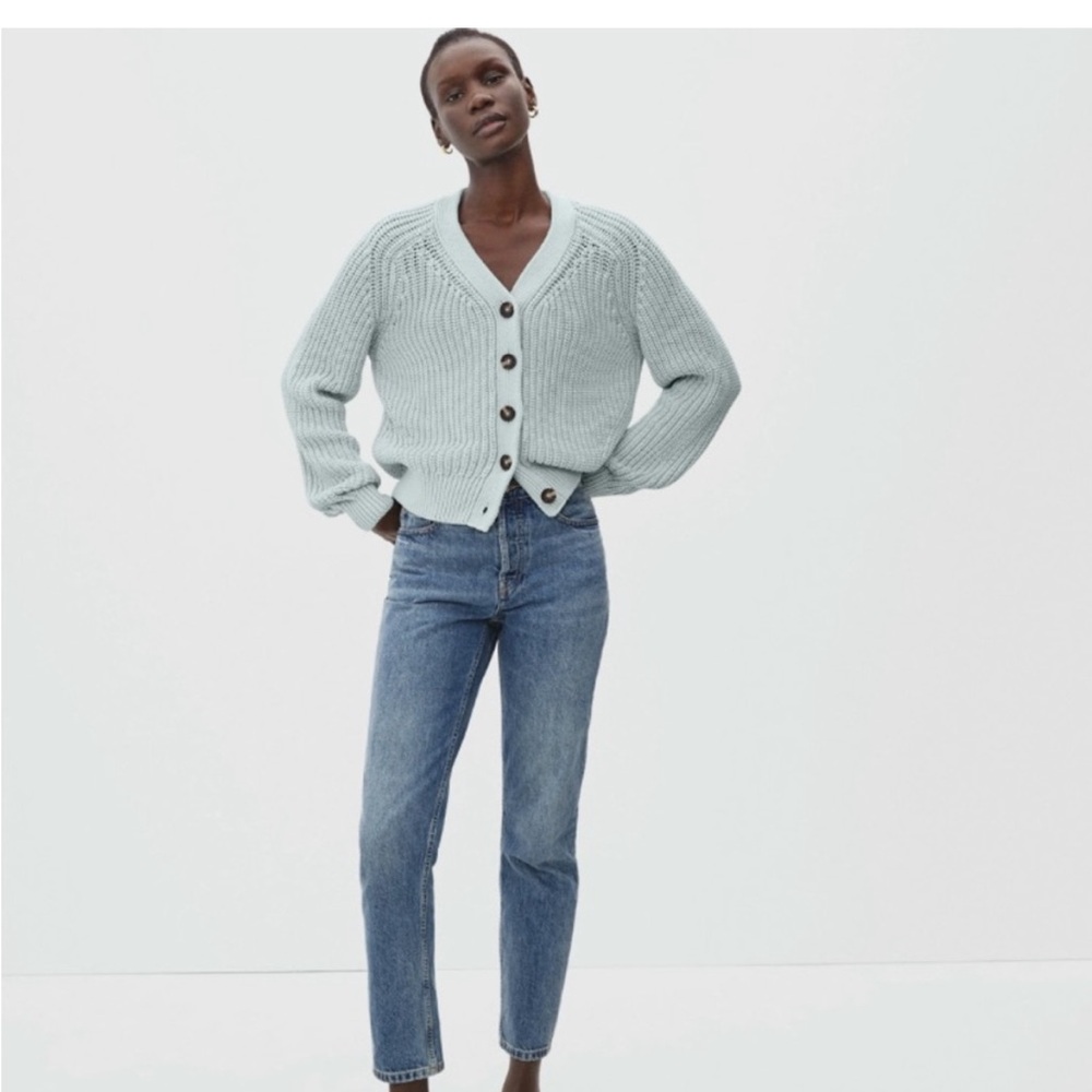 Everlane cotton texture cardigan sweater - Picture 5 of 8